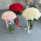 Vase Rose Arrangements